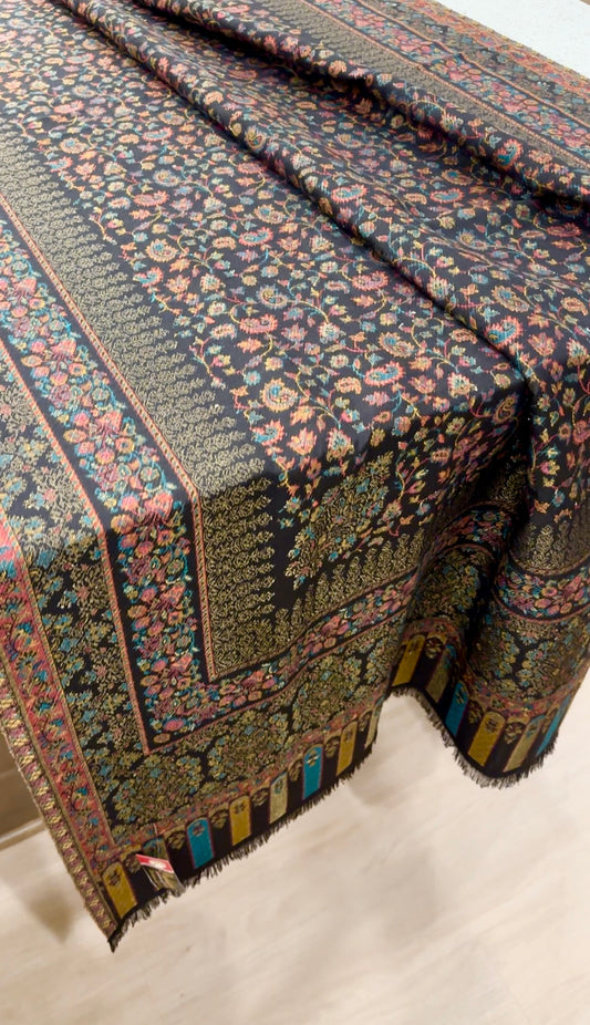 Petite Paisley Floral Pashmina Shawl