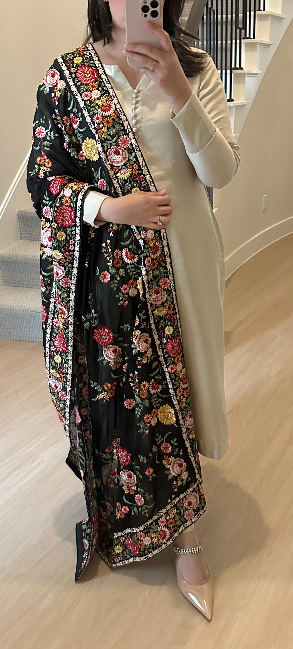 Gulabkar Embroidered Shawl