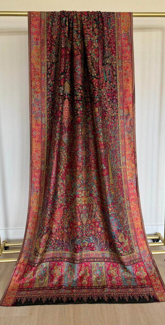 Petal Muse Kani Silk Shawl