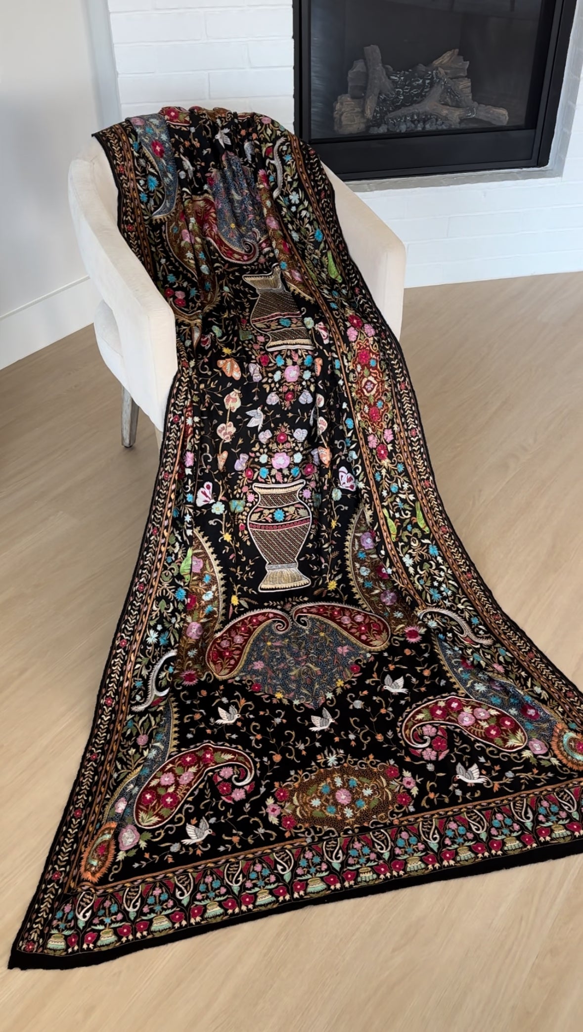 Garden Grace Pashmina Shawl