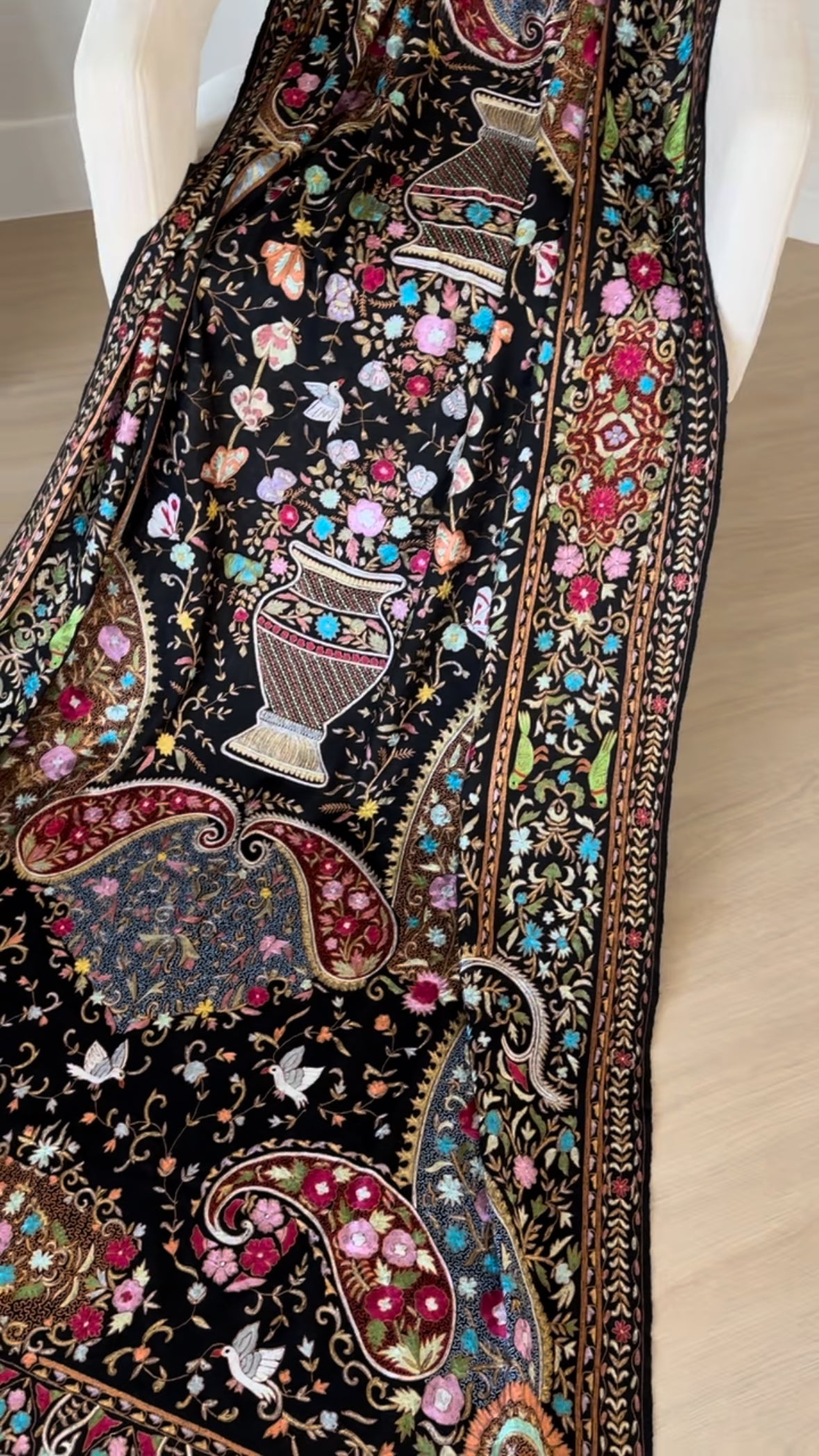 Garden Grace Pashmina Shawl