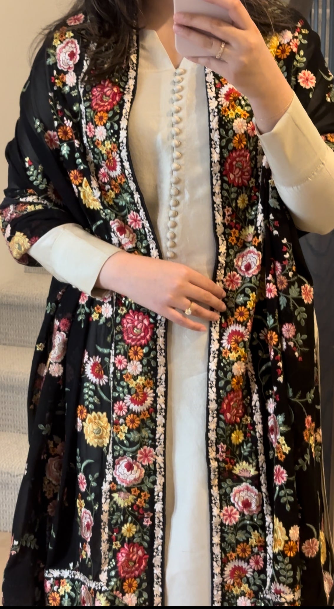 Gulabkar Embroidered Shawl