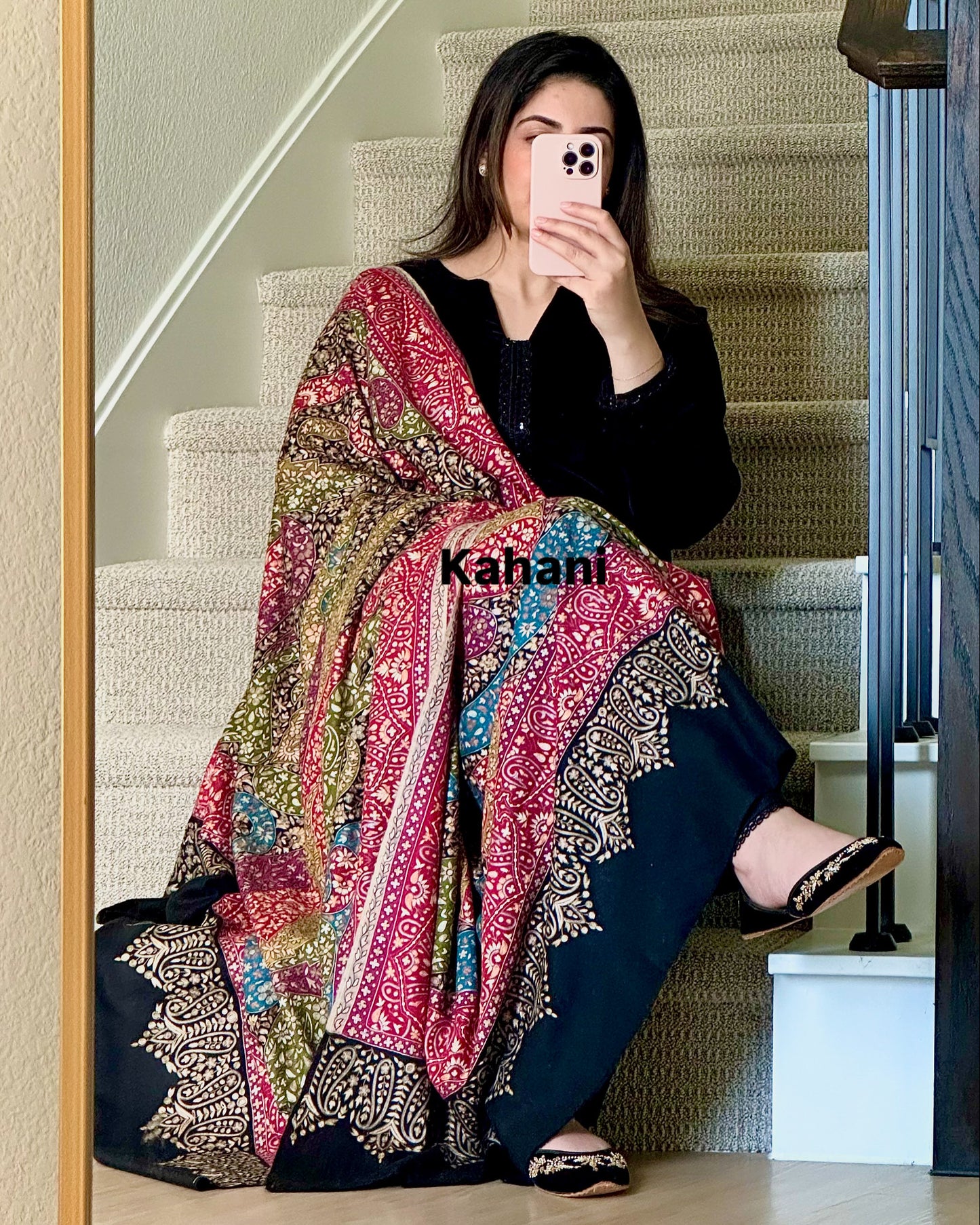 Authentic Qalamqar Shawl