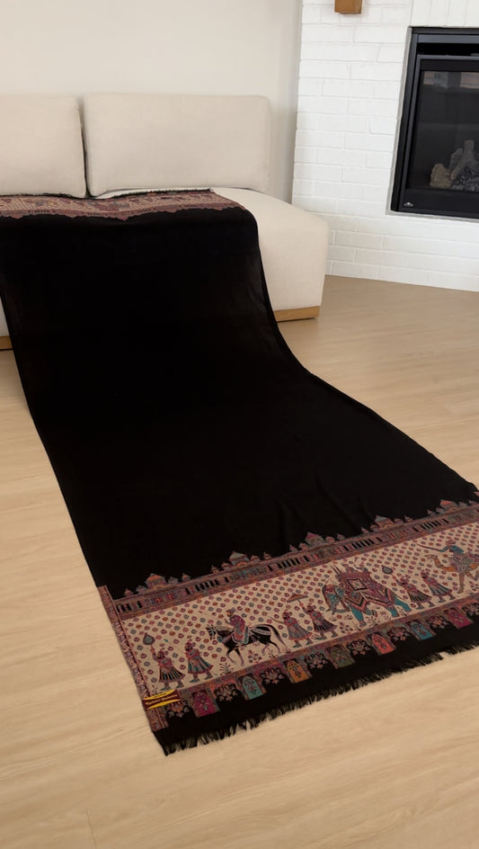 Baraat Border Shawl